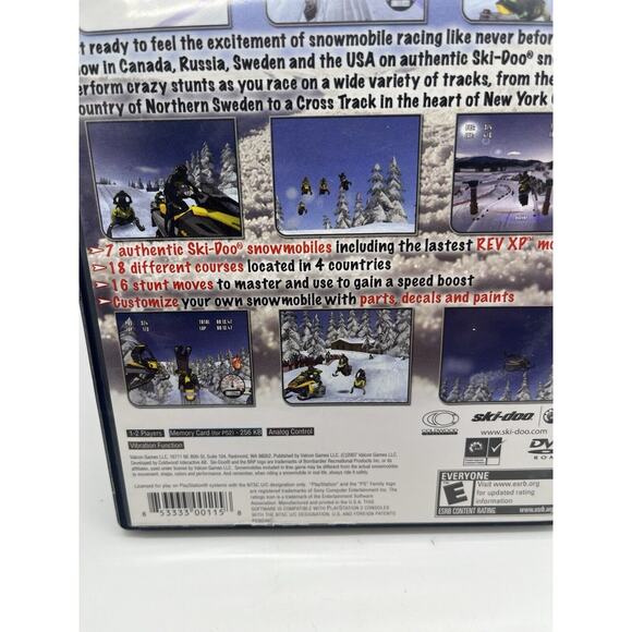 Ski-Doo Snow X Racing (PlayStation 2 PS2, 2007) CIB - TESTED - Picture 3 of 9